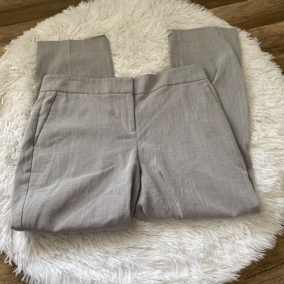 Ann Taylor Factory Pants - Ann Taylor Factory size 4P pin striped slacks.